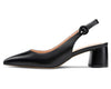 CASTAMERE Womens Chunky Block Heels Slingback Pumps Slip-on Pointy Toe 5CM Heel Sandals