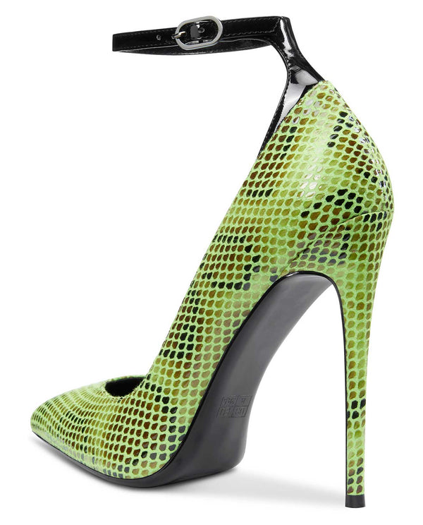 CASTAMERE Womens Sexy Ankle Strap High Heels Pumps Elegant Pointy Toe Stilettos 12CM Heel Shoes