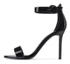 CASTAMERE Womens High Heels Sandals Buckle Ankle Strap Open Toe Basic 10CM Stilettos Sandal
