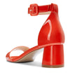 CASTAMERE Womens Chunky Block Heel Sandals Ankle Strap Open Toe Buckle 5CM Heels Sandal