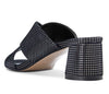 CASTAMERE Womens Chunky Block Heels Slippers Slip-on Strappy Open Toe Sandals 5CM Heeled Sandal