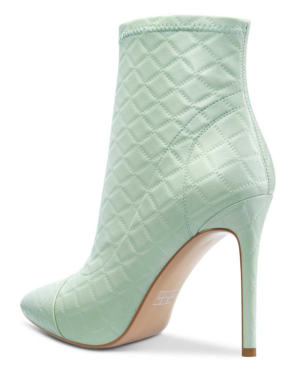 CASTAMERE Women's High Heel Ankle Boots Slip-on Pointed Toe Stretch Boot Stilettos Basic Classic Boots 10CM Heels