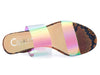CASTAMERE Womens Chunky Block Mid Heels Sandals Slip On Transparent Ankle Strap Open Toe 5CM Heeled Sandal