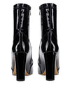 NobleOnly Women's High Heels Ankle Boots Pointed Toe Boot with Zipper Basic Office Boot 4" Chunky Heel Shoes