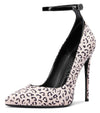 CASTAMERE Womens Sexy Ankle Strap High Heels Pumps Elegant Pointy Toe Stilettos 12CM Heel Shoes