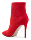 CASTAMERE Womens High Heel Ankle Boots Pointed Toe Slip-on Buckle Stiletto Boot 10CM Heels