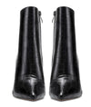 CASTAMERE Womens High Heel Ankle Boots Pointed Toe Slip-on Buckle Stiletto Boot 10CM Heels