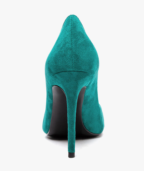 CASTAMERE Womens Leather Lining High Heels Pumps Pointed Toe Slip-on 10CM Shoes