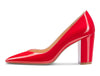 CASTAMERE Chunky Heel Pumps for Women High Heels Pointed-Toe Shoes Dinner Wedding Pump 3 Inch Block Heels