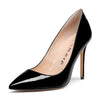 Aachool Women's Patent Leather Pointed Toe Stilettos | Elegant High Heel Dress Shoes