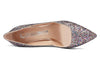 CASTAMERE Womens D'Orsay Slip On High Heels Pumps Elegant Pointy Toe Stilettos 10CM Heel Shoes