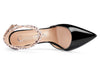 CASTAMERE Womens Ankle Strap High Heels Sandals Pointed Toe Sexy Sandal 12CM Stilettos Pumps