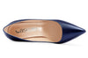 CASTAMERE Womens Sky High Block Heels Pumps Pointed Toe Slip-on 4.7 Inch Heels Classic Shoes