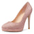 CASTAMERE Womens High Heels Platform Pumps Slip-on Stilettos 12CM Heel Office Dress Fashion Shoes