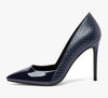 CASTAMERE Womens Leather Lining High Heels Pumps Pointed Toe Slip-on 10CM Shoes