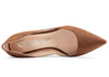 CASTAMERE Womens D'Orsay Slip On High Heels Pumps Elegant Pointy Toe Stilettos 10CM Heel Shoes