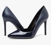 CASTAMERE Womens Leather Lining High Heels Pumps Pointed Toe Slip-on 10CM Shoes
