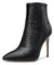 CASTAMERE Women's High Heel Ankle Boots Slip-on Pointed Toe Stretch Boot Stilettos Basic Classic Boots 10CM Heels