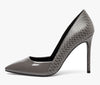 CASTAMERE Womens Leather Lining High Heels Pumps Pointed Toe Slip-on 10CM Shoes