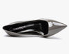 CASTAMERE Womens Leather Lining High Heels Pumps Pointed Toe Slip-on 10CM Shoes
