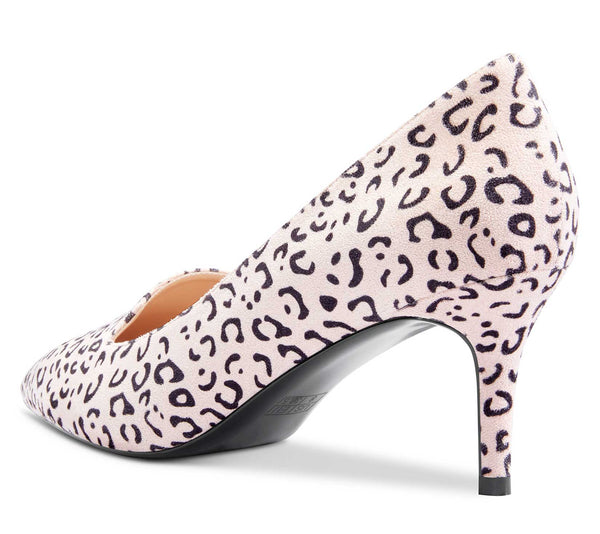 CASTAMERE Womens Stiletto Mid Heels Office Pumps Pointed Toe Slip-on 6CM Bling Suede