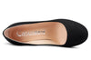 CASTAMERE Womens High Heels Round Toe Pumps Slip-on 10CM Chunky Block Heel Office