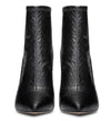 CASTAMERE Women's High Heel Ankle Boots Slip-on Pointed Toe Stretch Boot Stilettos Basic Classic Boots 10CM Heels