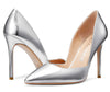 CASTAMERE Womens D'Orsay Slip On High Heels Pumps Elegant Pointy Toe Stilettos 10CM Heel Shoes
