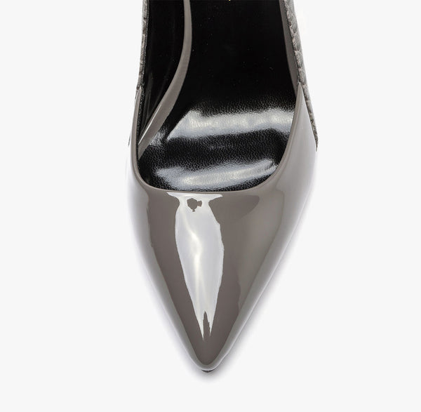 CASTAMERE Womens Leather Lining High Heels Pumps Pointed Toe Slip-on 10CM Shoes