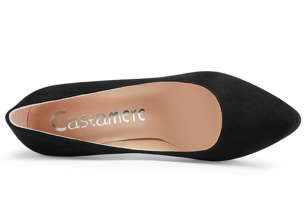 CASTAMERE Womens High Heels Platform Pumps Slip-on Stilettos 12CM Heel Office Dress Patent Shoes