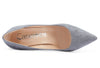CASTAMERE Womens Sky High Block Heels Pumps Pointed Toe Slip-on 4.7 Inch Heels Suede Shoes