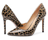 CASTAMERE Womens Basic High Heels Pumps Slip On Pointy Toe Stilettos 10CM Heel